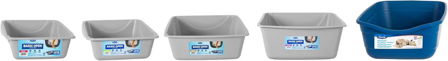 Litter Pan, Blue/Gray, Small, Made in USA