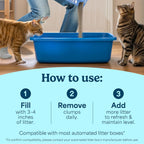Extreme Multi Cat Clumping Litter with Febreze Freshness, Low Dust, Odor Control with Ammonia Block Tech, Compatible in Automatic Litter Boxes, 14 Lb. Box