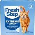 Extreme Multi Cat Clumping Litter with Febreze Freshness, Low Dust, Odor Control with Ammonia Block Tech, Compatible in Automatic Litter Boxes, 14 Lb. Box